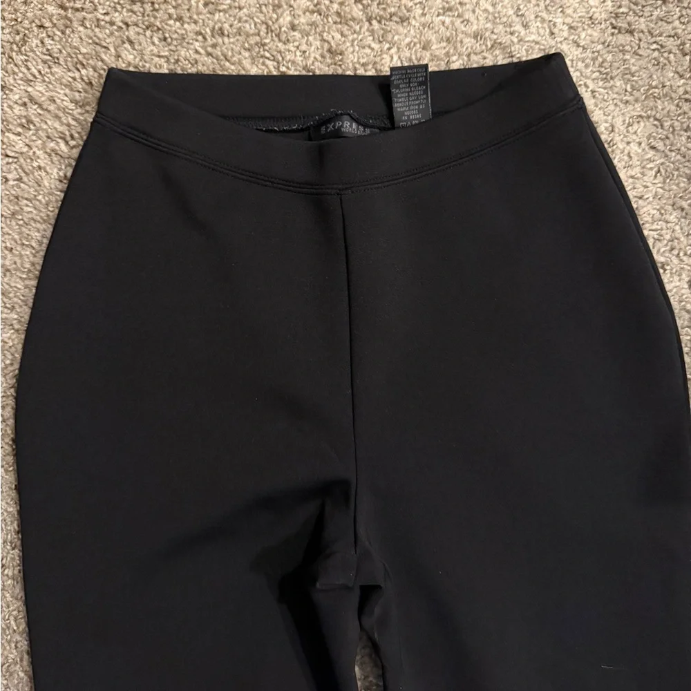 Black boot cut women’s pants - Picture 2 of 3